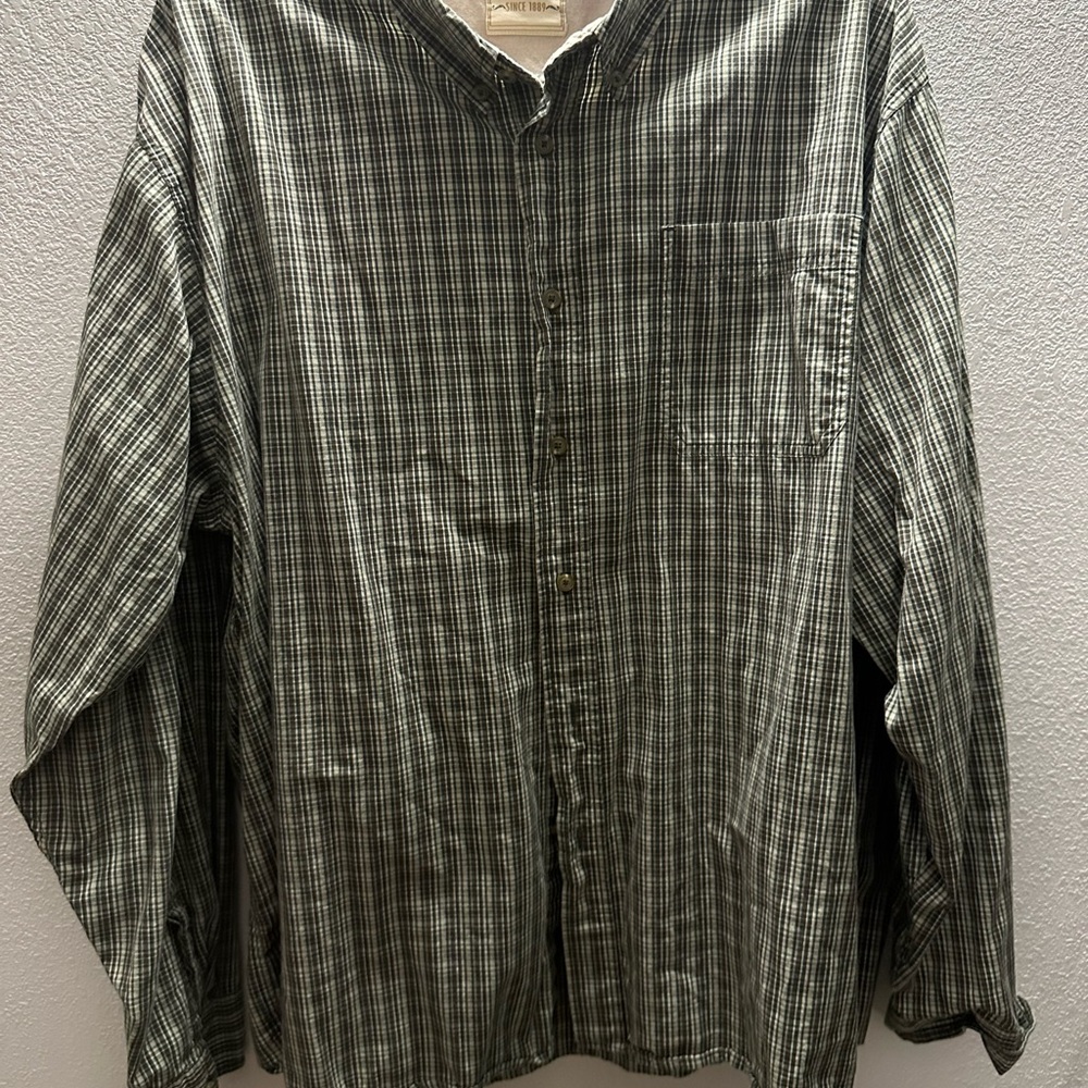 Lee Green Casual Button Down Shirt